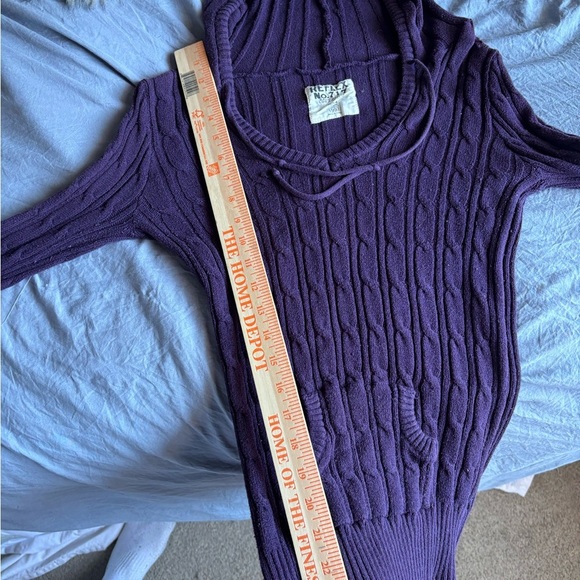 Reflex No. 717 Los Angeles California 1997 Women’s Purple Knit Jacket Medium - Picture 10 of 11
